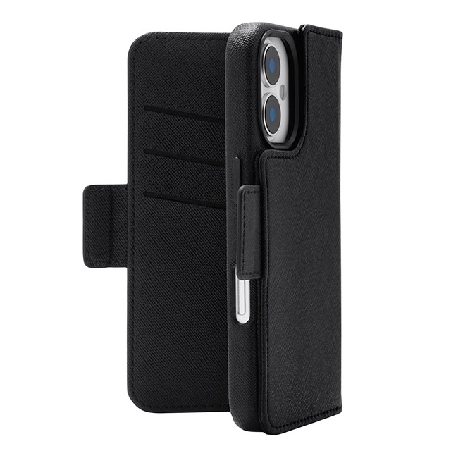 【iPhone16 ケース】2Way Mag Flip Case (black)サブ画像