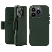 【iPhone16 Pro ケース】2Way Mag Flip Case (green)