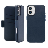 【iPhone16 Plus ケース】2Way Mag Flip Case (navy)