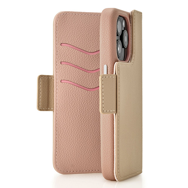 【iPhone15 Pro ケース】2Way Mag Flip Case (beige)サブ画像