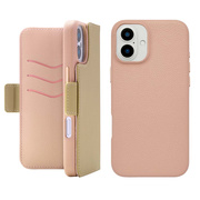 【iPhone16 Plus ケース】2Way Mag Flip Case (beige)