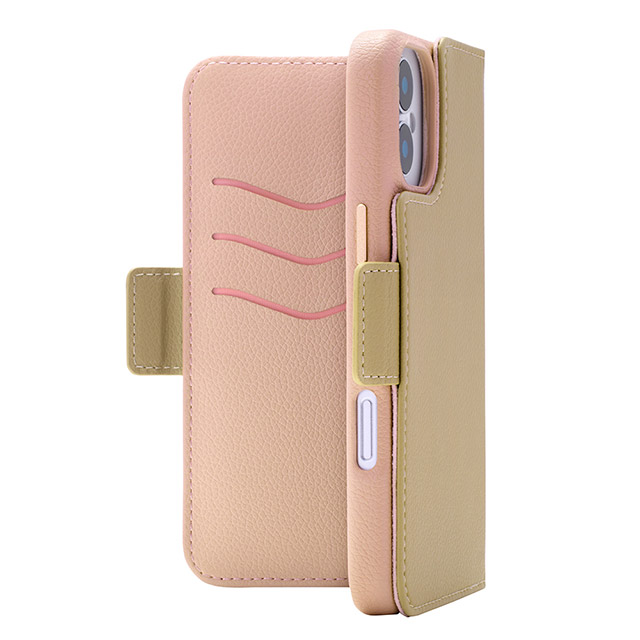 【iPhone16 Plus ケース】2Way Mag Flip Case (beige)サブ画像