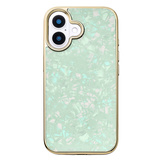 【iPhone16 ケース】Glass Shell Case (mint)