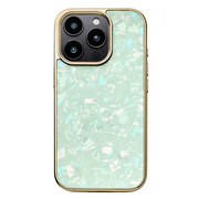 【iPhone16 Pro ケース】Glass Shell Case (mint)