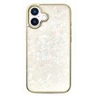 【iPhone16 Plus ケース】Glass Shell Case (gold)