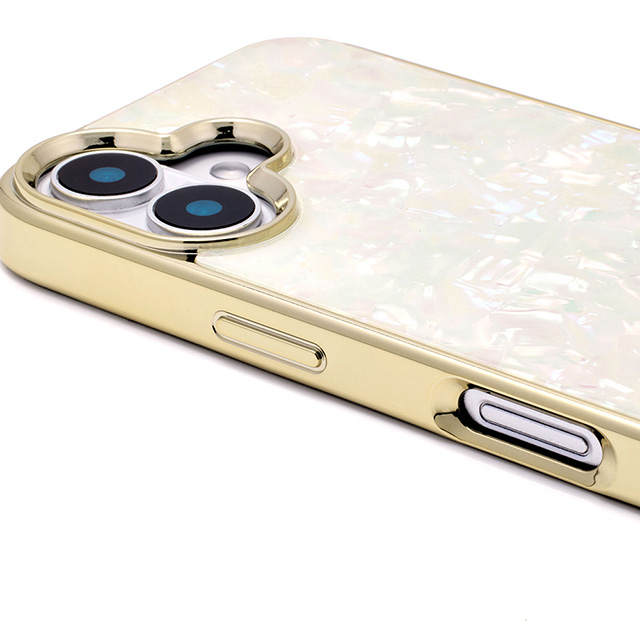 【iPhone16 ケース】Glass Shell Case (gold)サブ画像