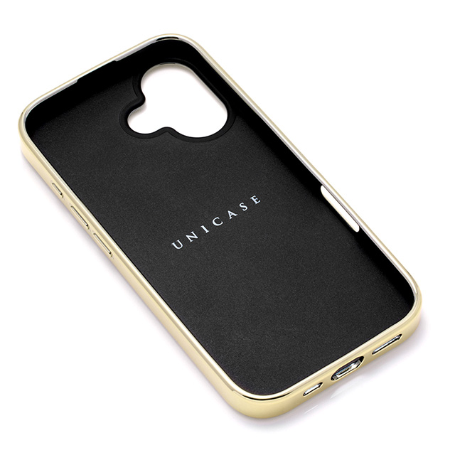 【iPhone16 ケース】Glass Shell Case (gold)サブ画像