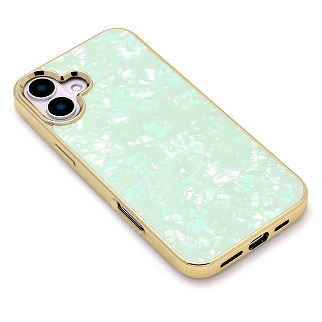 【iPhone16 Plus ケース】Glass Shell Case (gold)サブ画像