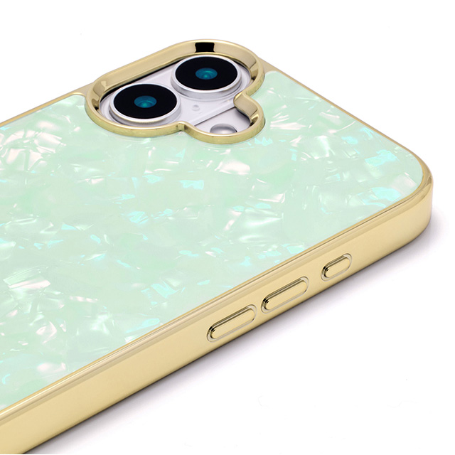 【iPhone16 Plus ケース】Glass Shell Case (gold)サブ画像