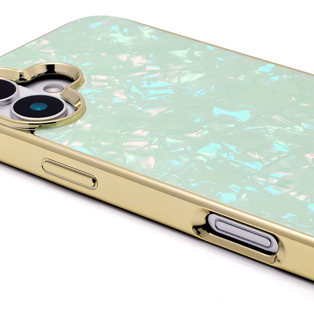 【iPhone16 Plus ケース】Glass Shell Case (gold)サブ画像