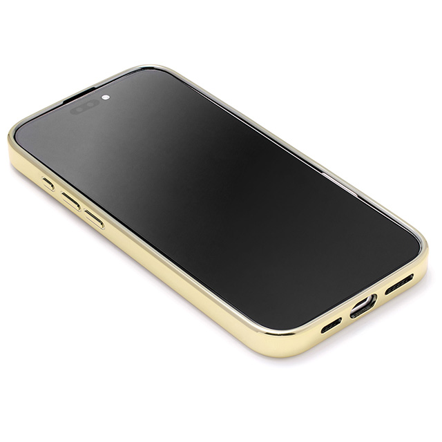 【iPhone16 Plus ケース】Glass Shell Case (gold)サブ画像