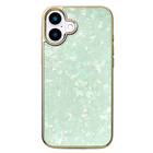 【iPhone16 Plus ケース】Glass Shell Case (mint)