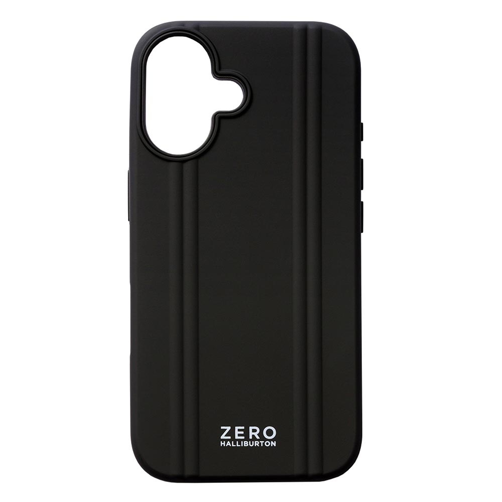 iPhone16 ケース】ZERO HALLIBURTON Hybrid Shockproof Case (Black) ZERO  HALLIBURTON | iPhoneケースは UNiCASE