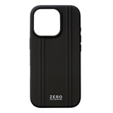 【iPhone16 Pro ケース】ZERO HALLIBURTON Hybrid Shockproof Case (Black)