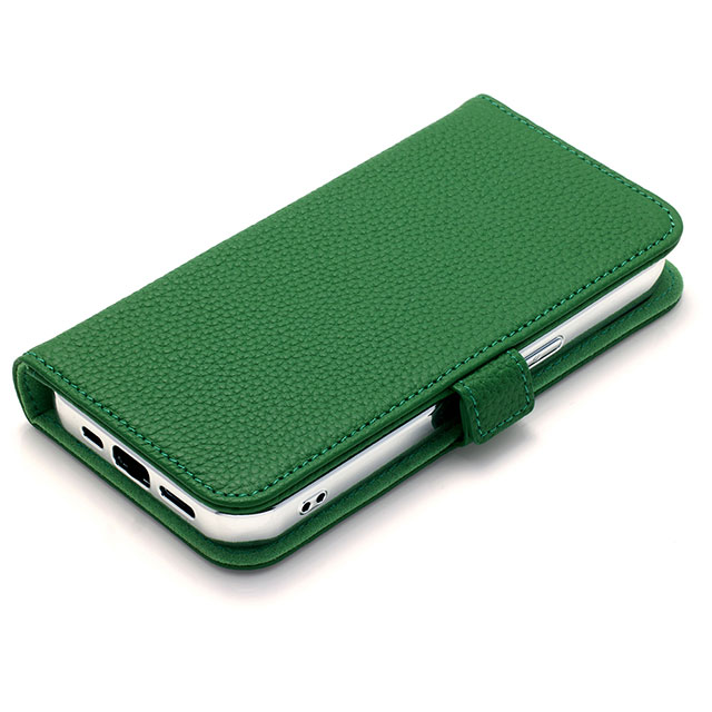 【iPhone15/14/13 ケース】Rich in color Leather Book (silver)サブ画像