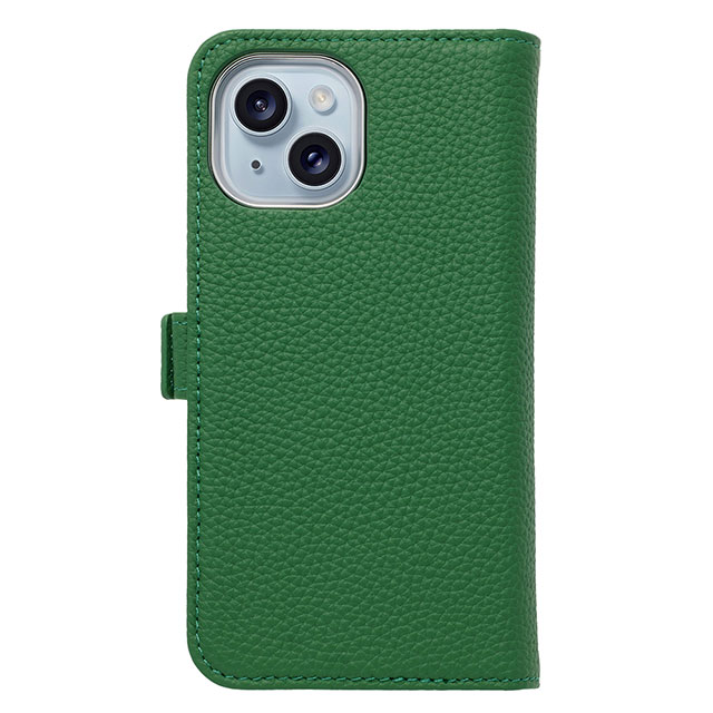 【iPhone15/14/13 ケース】Rich in color Leather Book (avocado green)サブ画像