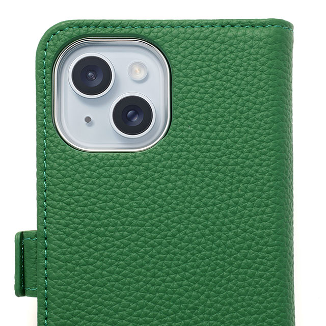 【iPhone15/14/13 ケース】Rich in color Leather Book (avocado green)サブ画像