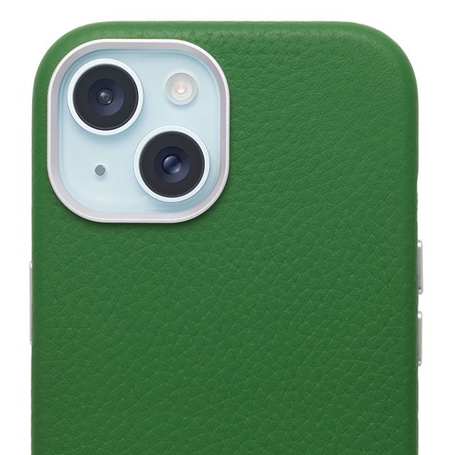 【iPhone15/14/13 ケース】Rich in color Leather Mag Case (avocado green)goods_nameサブ画像