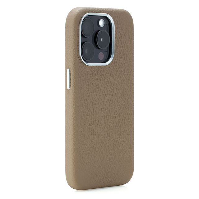 【iPhone15 Pro ケース】Rich in color Leather Mag Case (truffle black)サブ画像