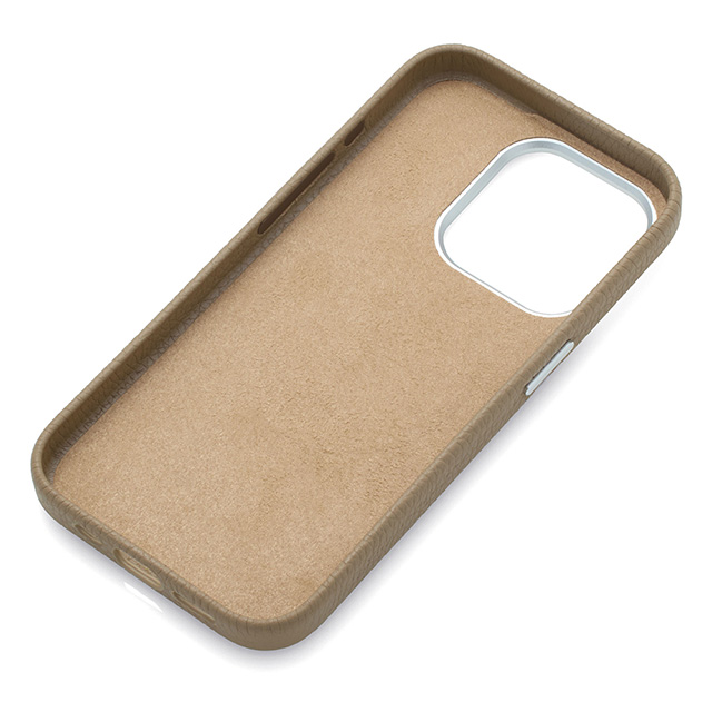 【iPhone15 Pro ケース】Rich in color Leather Mag Case (avocado green)サブ画像