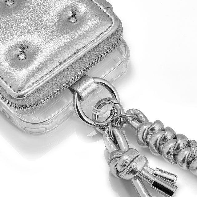 Mag Coin Case with Hand Strap (silver)サブ画像