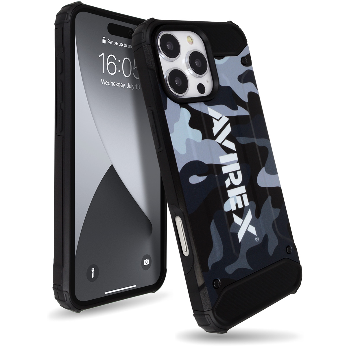 【iPhone16 Pro Max ケース】AVIREX 耐衝撃ケース (アーミータフ/迷彩)サブ画像