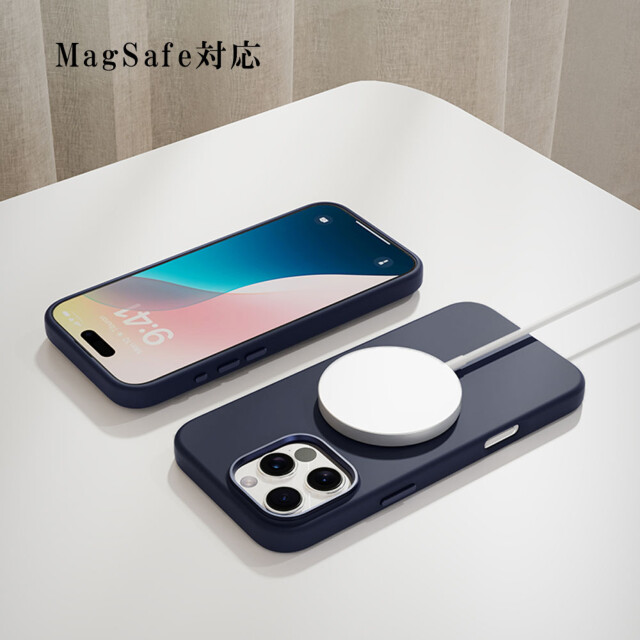 【iPhone16 ケース】Nature Series Magnetic Silicone Case (ブラック)サブ画像