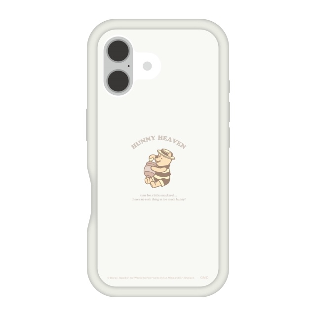 【iPhone16 ケース】ディズニーキャラクター プランプフレームケース (くまのプーさん)