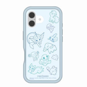 【iPhone16 ケース】ポケットモンスター プランプフレームケース (ライトブルー)