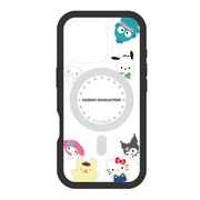 【iPhone16 Pro ケース】サンリオキャラクターズ MagSafe対応プランプフレームケース (ミックス)