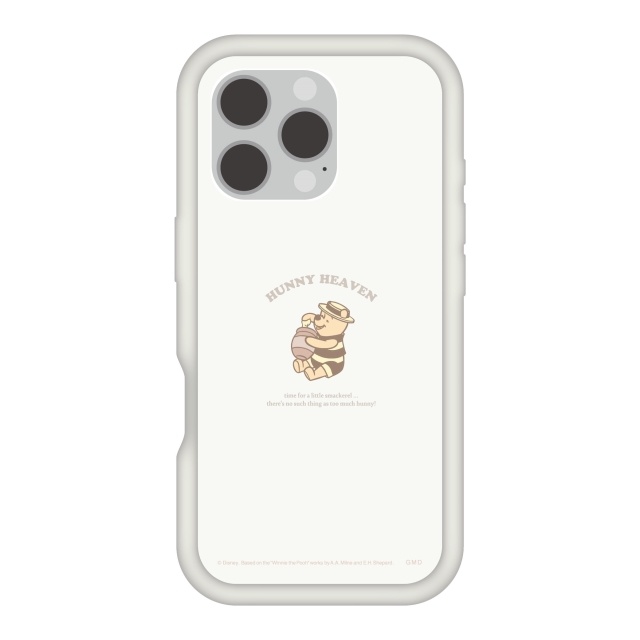 【iPhone16 Pro ケース】ディズニーキャラクター プランプフレームケース (くまのプーさん)