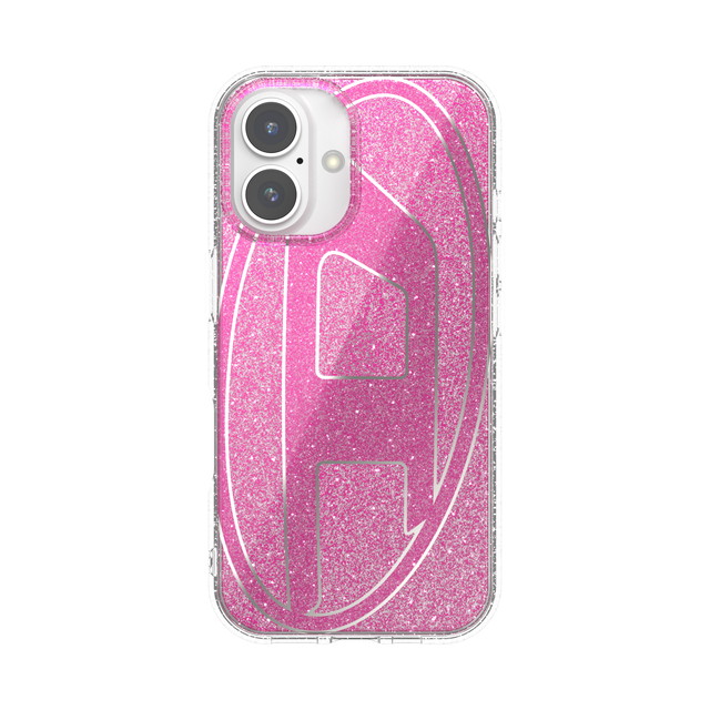 【iPhone16 ケース】Oval D Glitter (Pink)サブ画像