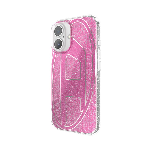 【iPhone16 ケース】Oval D Glitter (Pink)サブ画像