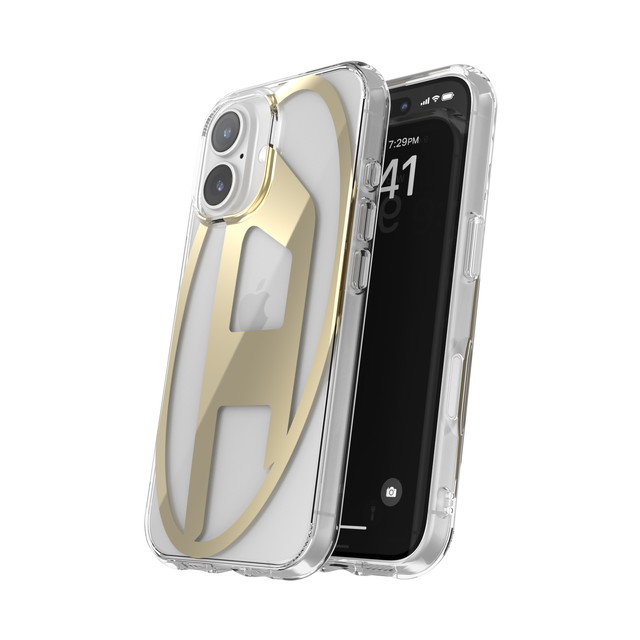 【iPhone16 ケース】Oval D Mirror Clear (Clear/Gold)サブ画像