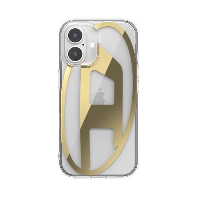 【iPhone16 ケース】Oval D Mirror Clear (Clear/Gold)サブ画像