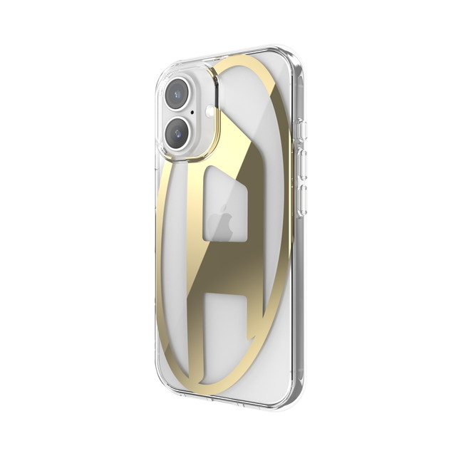 【iPhone16 ケース】Oval D Mirror Clear (Clear/Gold)サブ画像