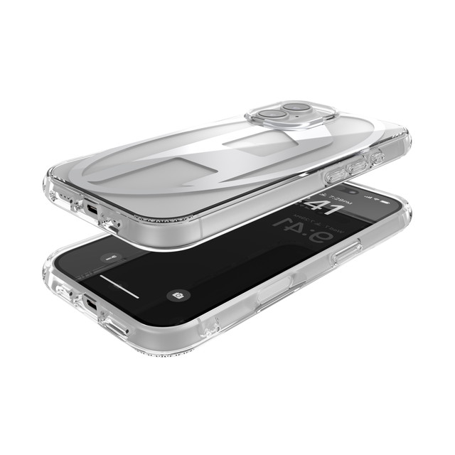 【iPhone16 ケース】Oval D Mirror Clear (Clear/Silver)サブ画像