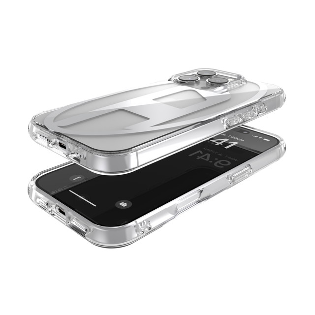 【iPhone16 Pro ケース】Oval D Mirror Clear (Clear/Silver)サブ画像