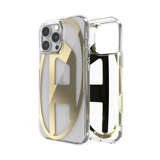 【iPhone16 Pro Max ケース】Oval D Mirror Clear (Clear/Gold)