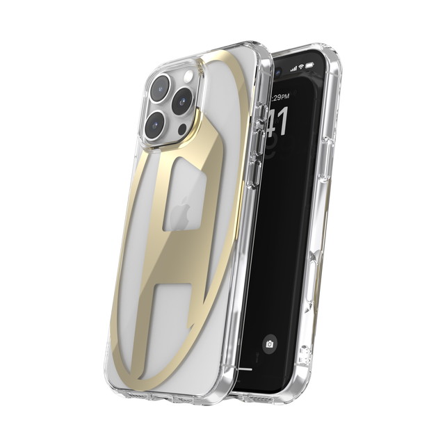 iPhone16 Pro Max ケース】Oval D Mirror Clear (Clear/Gold) DIESEL | iPhoneケースは  UNiCASE