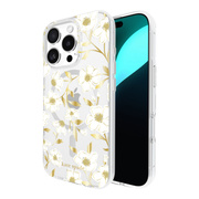 【iPhone16 Pro ケース】Protective Hardshell Case for MagSafe (Sunshine Floral)