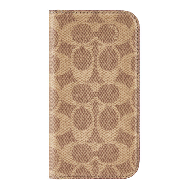 【iPhone16 ケース】Folio Case (Signature C Tan)