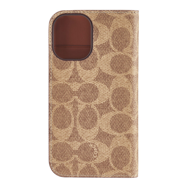 【iPhone16 ケース】Folio Case (Signature C Tan)サブ画像