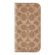 【iPhone16 Pro ケース】Folio Case (Signature C Tan)