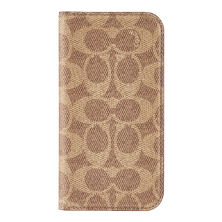 【iPhone16 Pro ケース】Folio Case (Signature C Tan)