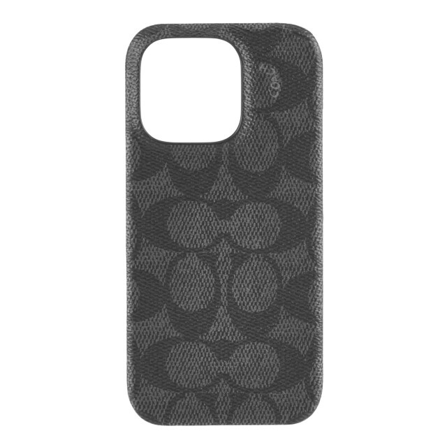 iPhone16 Pro ケース】Slim Wrap Case (Signature C Charcoal) COACH | iPhoneケースは  UNiCASE