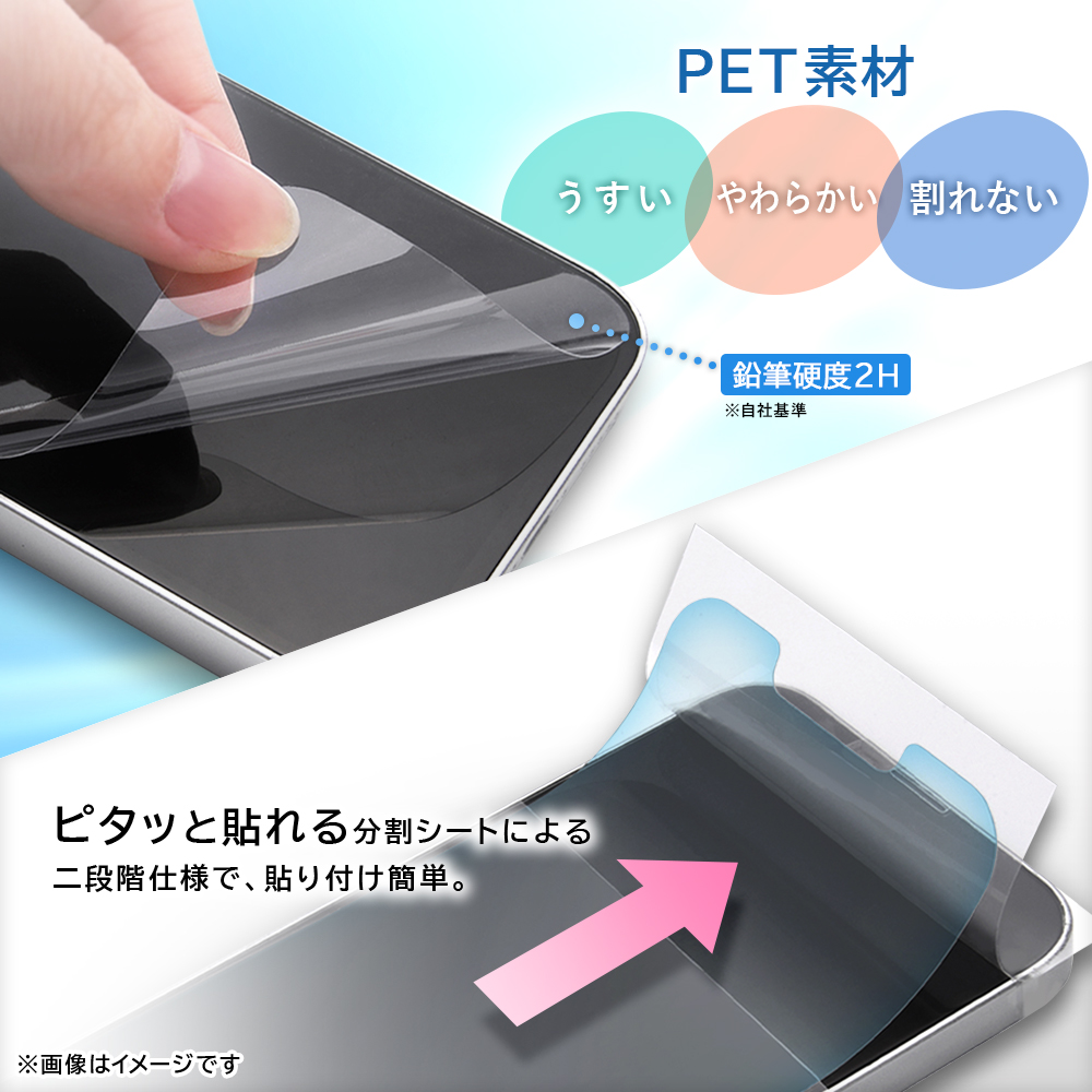 【iPhone16 Pro Max フィルム】Like standard PETフィルム ブルーライトカット (光沢 衝撃吸収)サブ画像