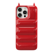 【iPhone16 Pro ケース】THE PUFFER CASE (CUPID IN RED)