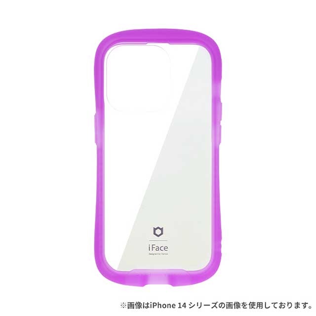 【アウトレット】【iPhone15 Pro ケース】iFace Reflection Neo 強化ガラスクリアケース (クリアパープル)