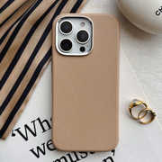 【iPhone16 Pro ケース】Real Leather Mag Case (greige)